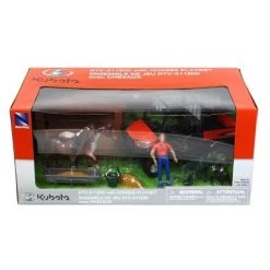 New-Ray New Ray 1/18 Kubota RTV-X1120D with Horses Playset SS-33343