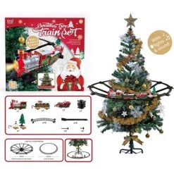 Northlight 31 Pc Red and Silver Battery Operated Lighted and Animated Christmas Tree Train Set with Sound 5 Northlight 31 Pc Red and Silver Battery Operated Lighted and Animated Christmas Tree Train Set with Sound -Vehicles & Remote Control Sales unnamed file 4737