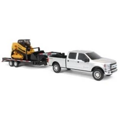 Big Country Toys 1/20 Ford F-250 Truck w/ Gooseneck Trailer & Skid Steer Loader 496-450-Set