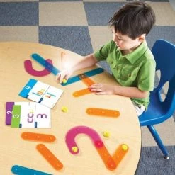 Learning Resources Number Construction - 50 Pieces, Ages 3+ Toddler Learning Toys, Numbers for Kids