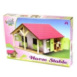 Kids Globe 1/24 Pink, White & Green Wooden Horse Stable w/ 2 Box Stalls & Workshop 61068 -Vehicles & Remote Control Sales unnamed file 4770