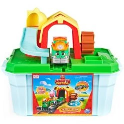 Mighty Express Farm Station Adventure Bucket with Farmer Faye Train
