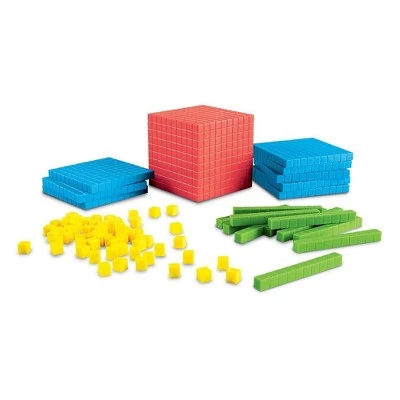 Learning Resources Brights! Base Ten Starter Kit, Math Tool, 141 Pieces, Ages 6+ 3 Learning Resources Brights! Base Ten Starter Kit, Math Tool, 141 Pieces, Ages 6+ - Image 3