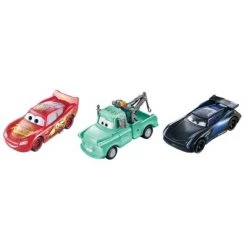 Disney Pixar Cars Color Changers Vehicles - Lightning McQueen, Mater, & Jackson Storm - 3pk