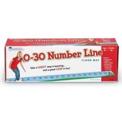 Learning Resources 0-30 Number Line Floor Mat, Ages 5+