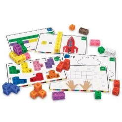 115pc Kids' MathLink Cubes Early Math Activity Set - Learning Resources