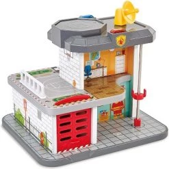 Select marketplaces Hape Emergency Services HQ 2 In 1 Police and Fire Station Complete Play Toy Set with Vehicles and Action Figures -Vehicles & Remote Control Sales unnamed file 5699