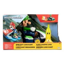 Nintendo 2.5in Spin Out Mario Kart - Luigi