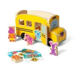 Blue's Clues & You! Melissa & Doug Blues Clues & You! Wooden School Bus -Vehicles & Remote Control Sales unnamed file 5896