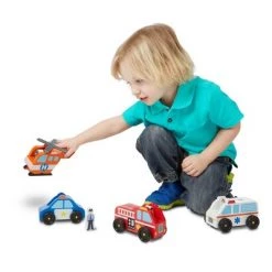 Melissa & Doug Melissa & Doug Emergency Vehicle Set