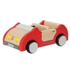 Hape E3475 Wooden Dollhouse Family Play Toy Car, Collectible Push Vehicle Doll Accessory for Toddlers 3 Years & Above