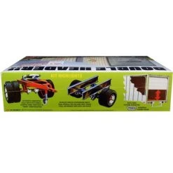 Skill 3 Model Kit Trailmobile Double Header Tandem Van Trailers 1/25 Scale Model by AMT