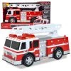 Maxx Action Large Firetruck with Extendable Ladder – Lights & Sounds Motorized Rescue Vehicle