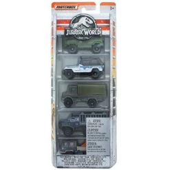 Fisher-Price Jurassic World Matchbox Die-Cast Vehicle 5-Pack | All Terrain Fleet