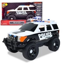 Maxx Action Large Police SUV Lights & Sounds Motorized Rescue Vehicle