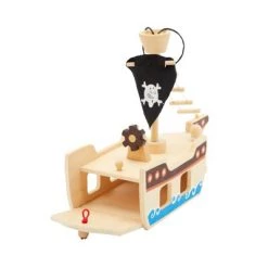 Blue Panda 11 Piece Ocean-Themed Pirate Toys and Kids Pirate Ship Wooden Playset for Kids -Vehicles & Remote Control Sales unnamed file 6035