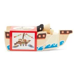 Blue Panda 11 Piece Ocean-Themed Pirate Toys and Kids Pirate Ship Wooden Playset for Kids -Vehicles & Remote Control Sales unnamed file 6037