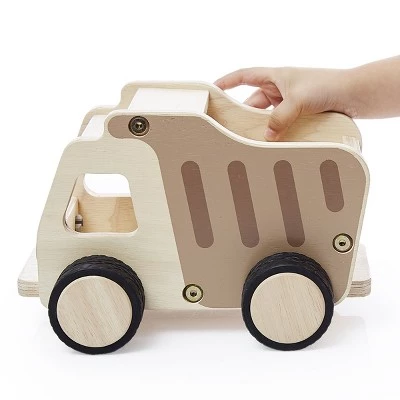Guidecraft Wooden Dump Truck 1 Guidecraft Wooden Dump Truck