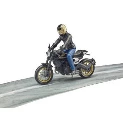 Bruder Scambler Ducati Cafe Racer with driver