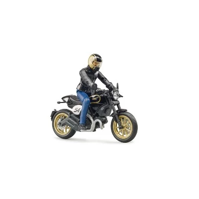 Bruder Scambler Ducati Cafe Racer with driver 2 Bruder Scambler Ducati Cafe Racer with driver - Image 2