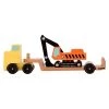 Melissa & Doug Melissa & Doug Trailer and Excavator Wooden Vehicle Set (3pc)