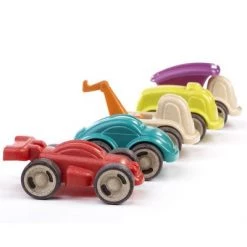 Miniland Educational Miniland ECO Minimobil - Set of 5 Eco-Friendly Vehicles