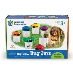 Learning Resources Big View Bug Jar, Set of 6, Ages 3+ -Vehicles & Remote Control Sales unnamed file 622