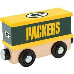 MasterPieces Wood Train Box Car - NFL Green Bay Packers - Officially Licensed Toddler & Kids Toy