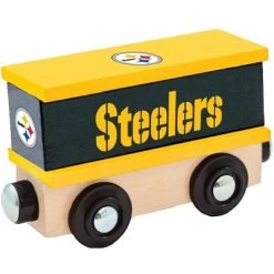 MasterPieces Wood Train Box Car - NFL Pittsburgh Steelers - Officially Licensed Toddler & Kids Toy