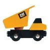 MasterPieces Wood Train Engine - Caterpillar Dump Truck - Officially Licensed Toddler & Kids Toy