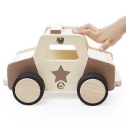 Guidecraft Wooden Police Car