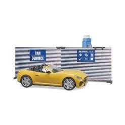 Bruder Bworld Car Service Repair Shop Set