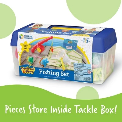 Learning Resources Pretend and Play Fishing Set, 11 Pieces, Ages 3+ 3 Learning Resources Pretend and Play Fishing Set, 11 Pieces, Ages 3+ - Image 3