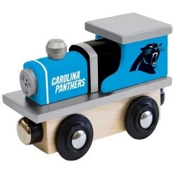 MasterPieces Wood Train Engine - NFL Carolina Panthers - Officially Licensed Toddler & Kids Toy