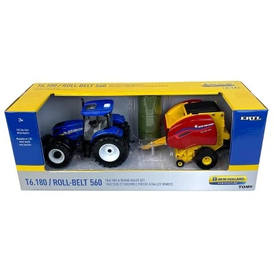ERTL 1/32 New Holland T6.180 with Roll-Belt 560 Round Baler13966 1 ERTL 1/32 New Holland T6.180 with Roll-Belt 560 Round Baler13966