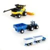 ERTL 1/64 New Holland Harvesting CR8.90 Combine Harvesting Set 7 Pieces 13933