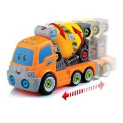 Insten Build Your Own Construction Cement Mixer Truck, Take-A-Part Toy for Engineering Stem Project Kit