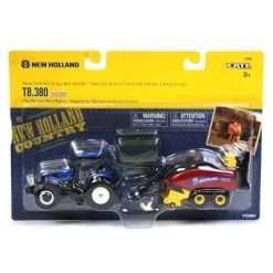 ERTL 1/64 New Holland T8.380 Tractor With 330 Big Square Baler With 3 Bales 13948