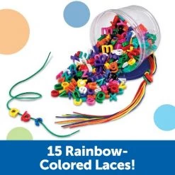 Learning Resources Lowercase Lacing Alphabet, Ages 3+