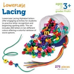 Learning Resources Lowercase Lacing Alphabet, Ages 3+ -Vehicles & Remote Control Sales unnamed file 709
