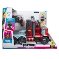 Fortnite Feature Vehicle RC Mudflap, Electronic Vehicle with 4in Articulated Figure, and Accessory