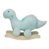 The Manhattan Toy Company Manhattan Toy Rock 'n Roary Plush Dinosaur Rocking Toy with Adjustable Seat Belt & Wooden Rockers