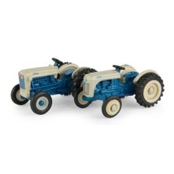 ERTL 1/64 Ford 8N & Jubilee Blue Gray 2 Piece Tractor Set 13942 ERT13942