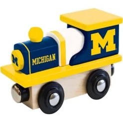 MasterPieces Wood Train Engine - NCAA Michigan Wolverines - Officially Licensed Toddler & Kids Toy