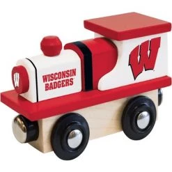 MasterPieces Wood Train Engine - NCAA Wisconsin Badgers - Officially Licensed Toddler & Kids Toy