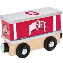 MasterPieces Wood Train Box Car - NCAA Ohio State Buckeyes - Officially Licensed Toddler & Kids Toy