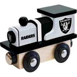 MasterPieces Wood Train Engine - NFL Las Vegas Raiders - Officially Licensed Toddler & Kids Toy
