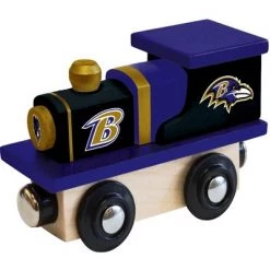 MasterPieces Wood Train Engine - NFL Baltimore Ravens - Officially Licensed Toddler & Kids Toy
