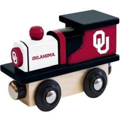 MasterPieces Wood Train Engine - NCAA Oklahoma Sooners - Officially Licensed Toddler & Kids Toy