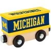 MasterPieces Wood Train Box Car - NCAA Michigan Wolverines - Officially Licensed Toddler & Kids Toy